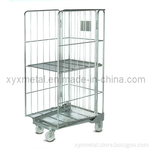 Classical 3 Sides a Frame Nestable Roll Pallet or Rolling Container (RC-04)